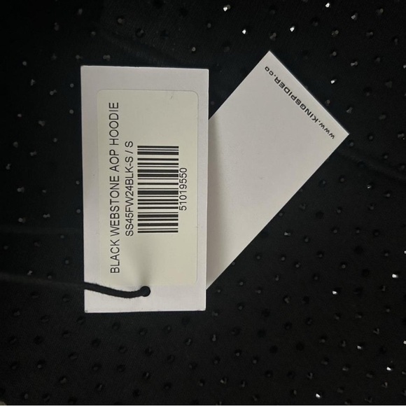 Black Men's Hoodie - Picture 3 of 4